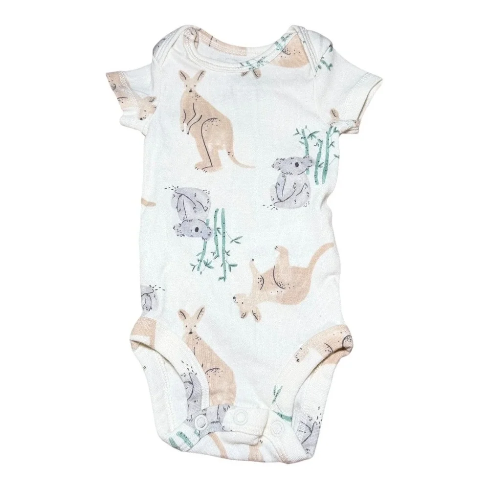 Cottagecore‎ Carter's Bodysuit Set NB Newborn Multicolor Animal Cookies Clouds